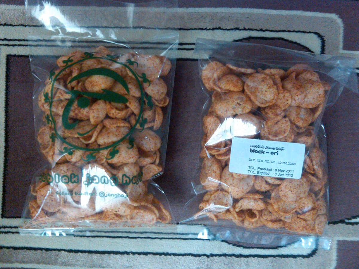 potret kerupuk seblak