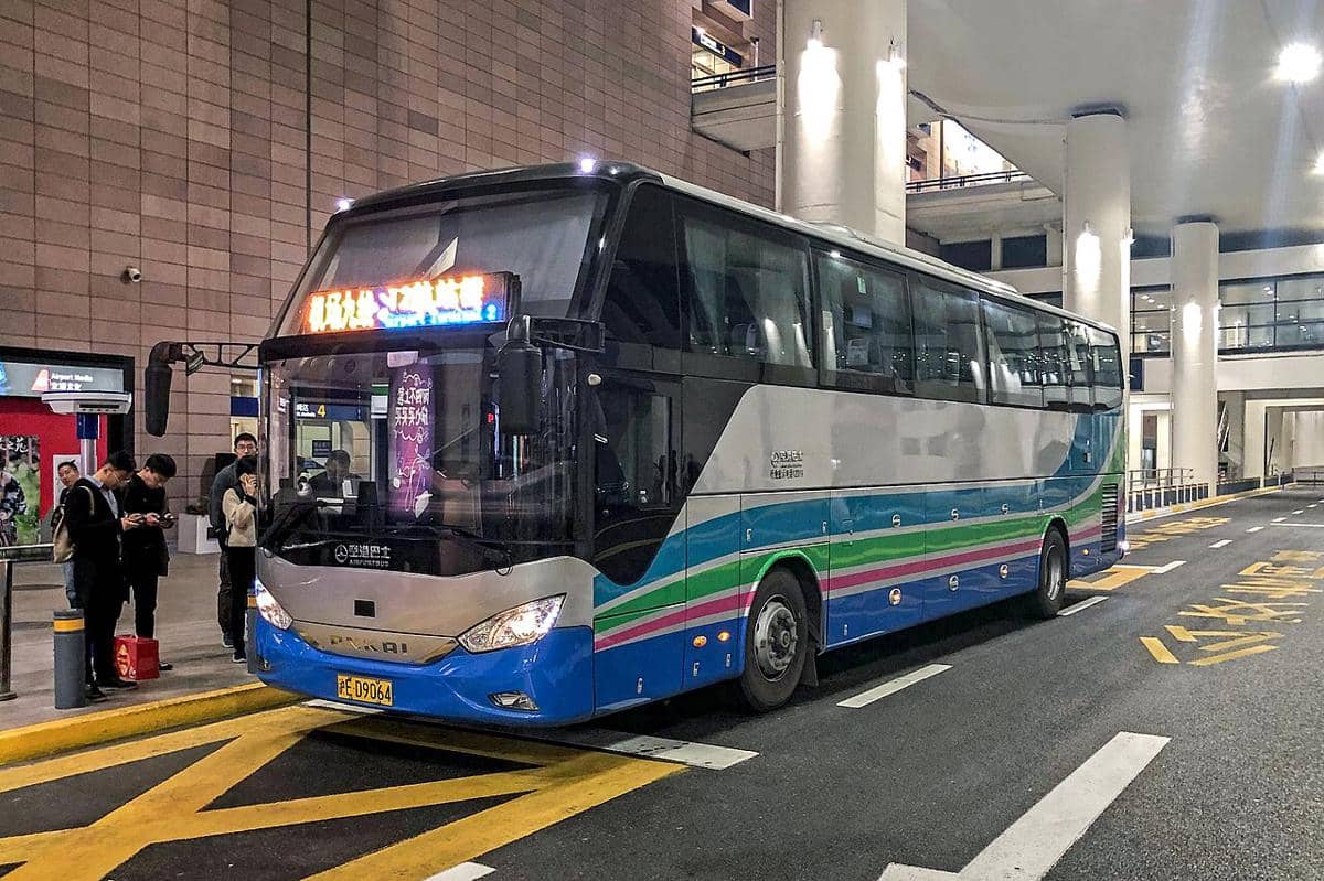 Shuttle bus Bandara Pudong Shanghai