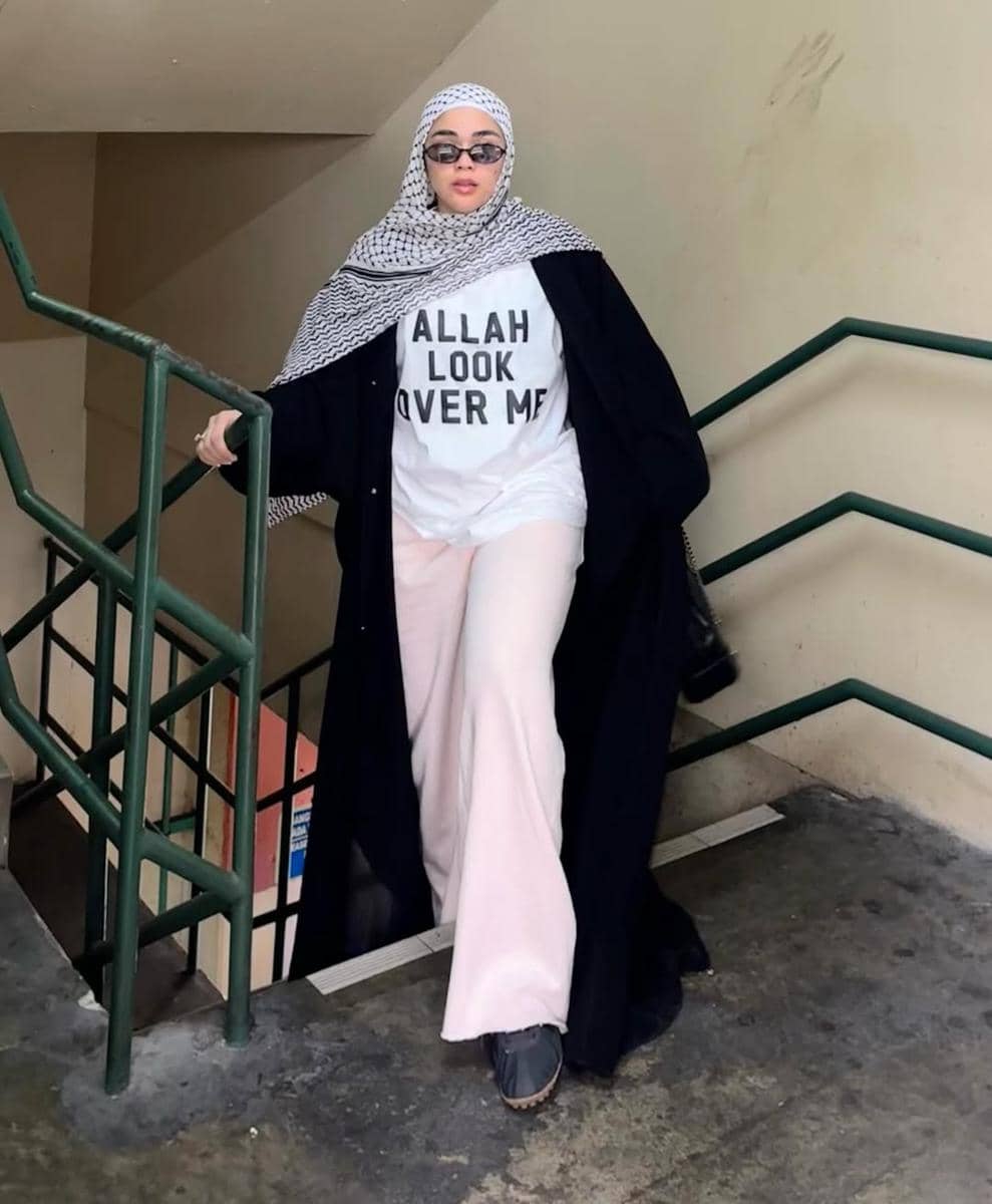 Ide outfit Abaya ala Sivia Azizah