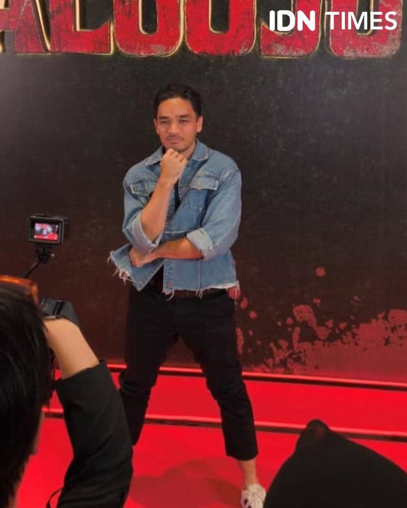 Potret cast dan kru serial Algojo di red carpet, Kamis (8/1/2026)