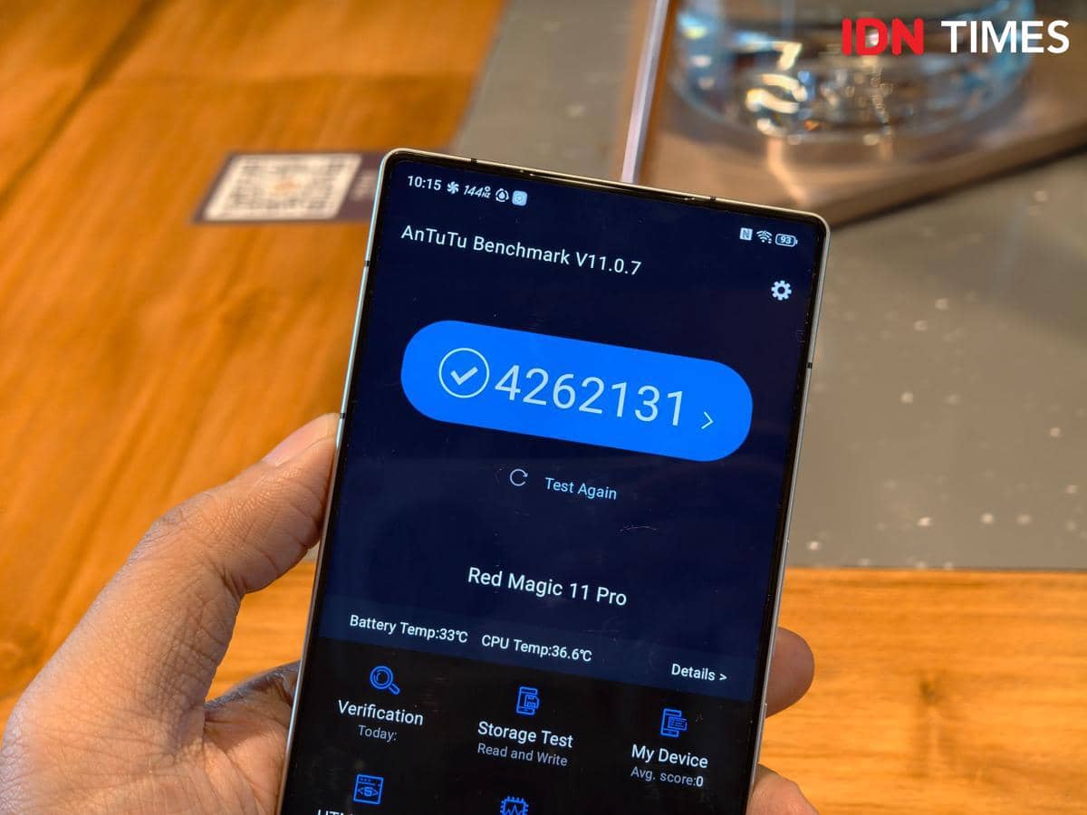 nubia REDMAGIC 11 Pro (IDN Times/Fatkhur Rozi)
