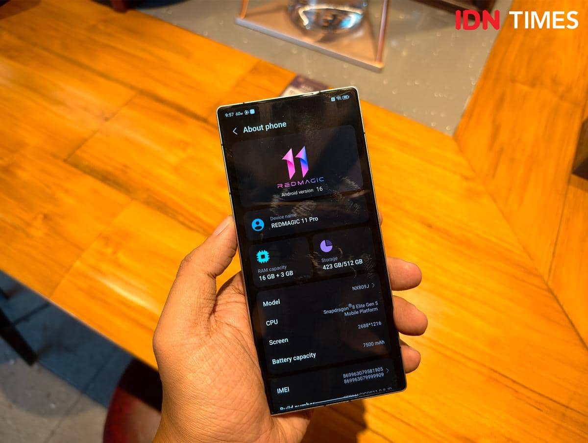 nubia REDMAGIC 11 Pro (IDN Times/Fatkhur Rozi)