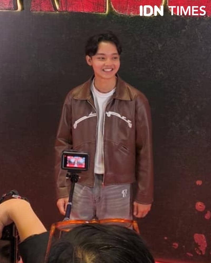 Potret cast dan kru serial Algojo di red carpet, Kamis (8/1/2026)
