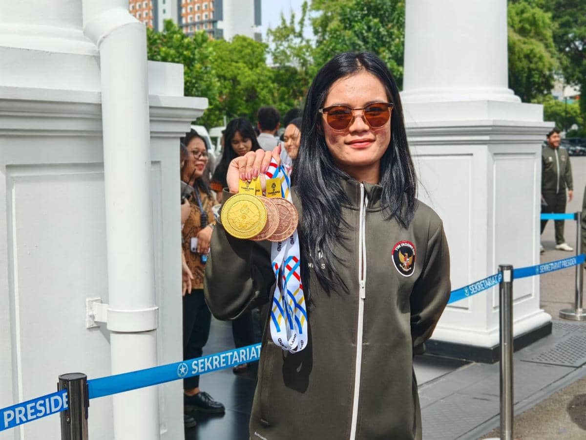 Atlet pemenang medali SEA Games 2025 Thailand berkumpul di Istana Kepresidenan Jakarta jelang pembagian bonus