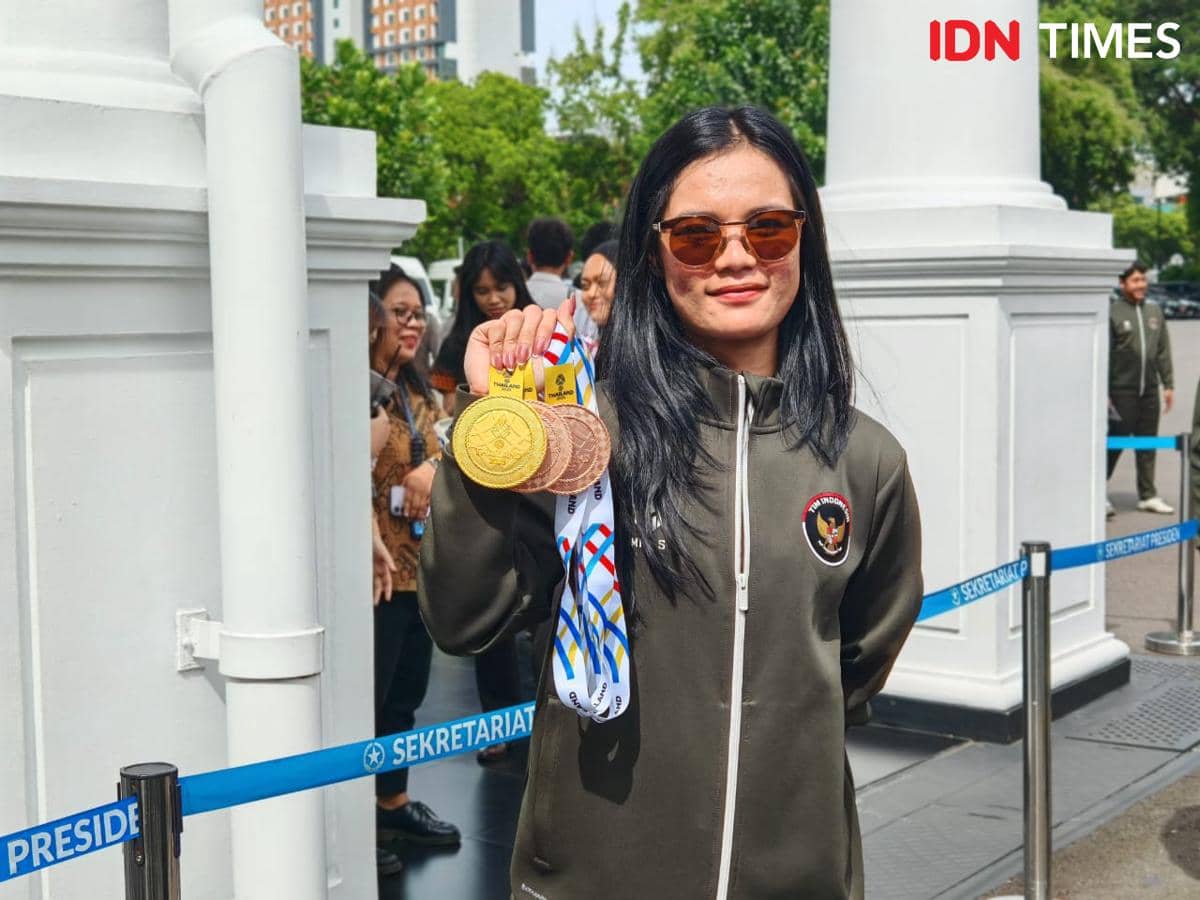 Atlet pemenang medali SEA Games 2025 Thailand berkumpul di Istana Kepresidenan Jakarta jelang pembagian bonus