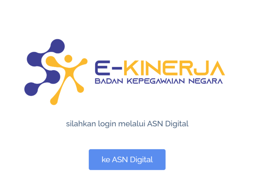 Tangkapan layar laman utama e-Kinerja BKN