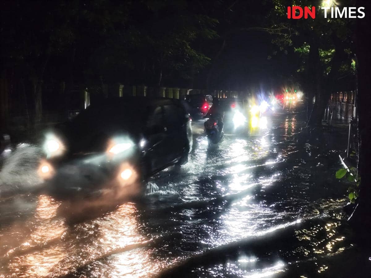 Banjir di Sukarame, Bandar Lampung.
