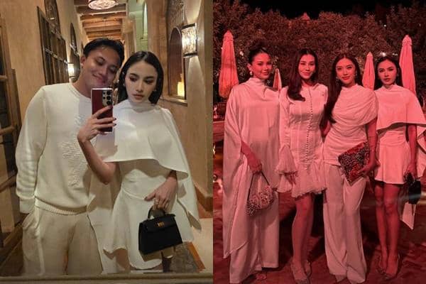 Artis di Welcome Dinner Pernikahan Ranggaz Laksmana (instagram.com/angieprijanto)