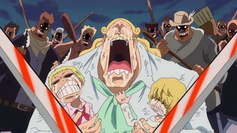 Keluara Doflamingo dan Corazon One Piece.jpg