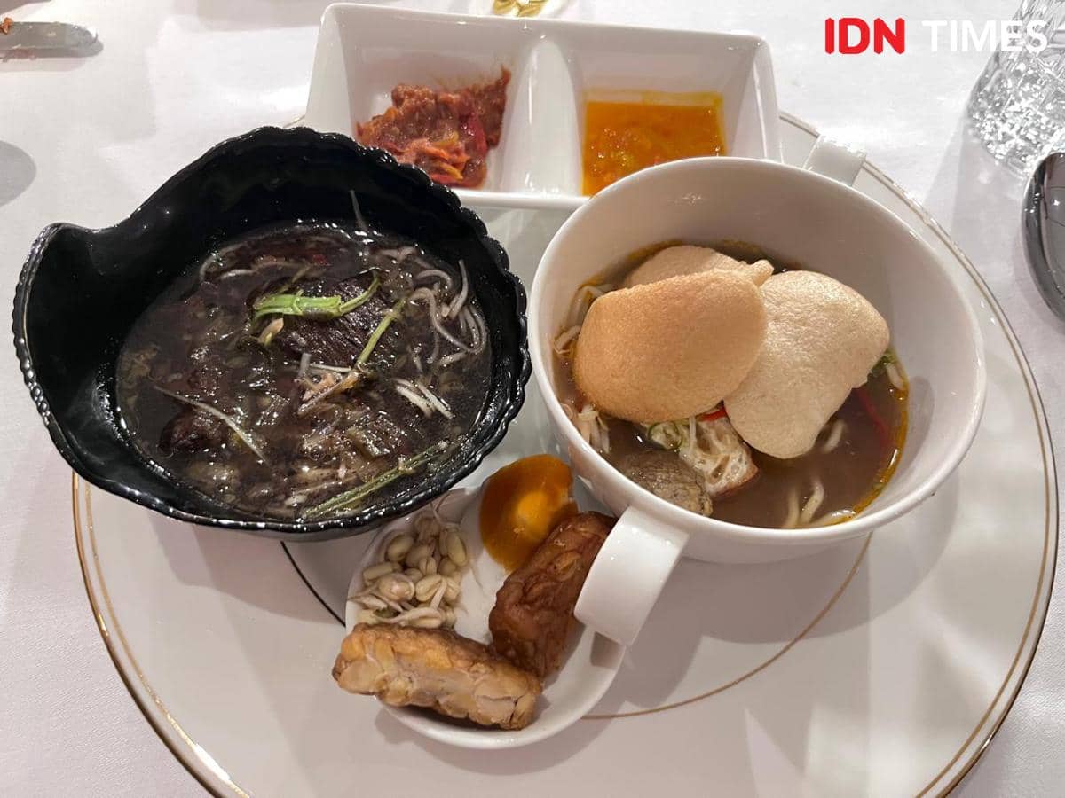 Potret Rawon Misoa dan Tahu Campur