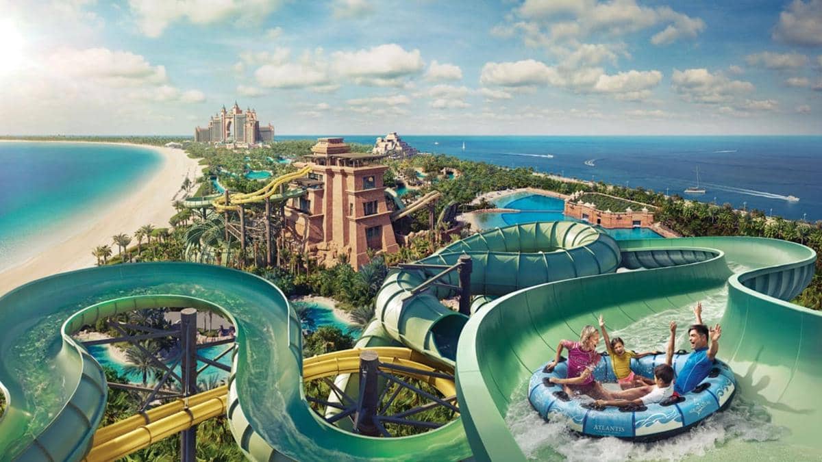 Potret Aquaventure World, Dubai