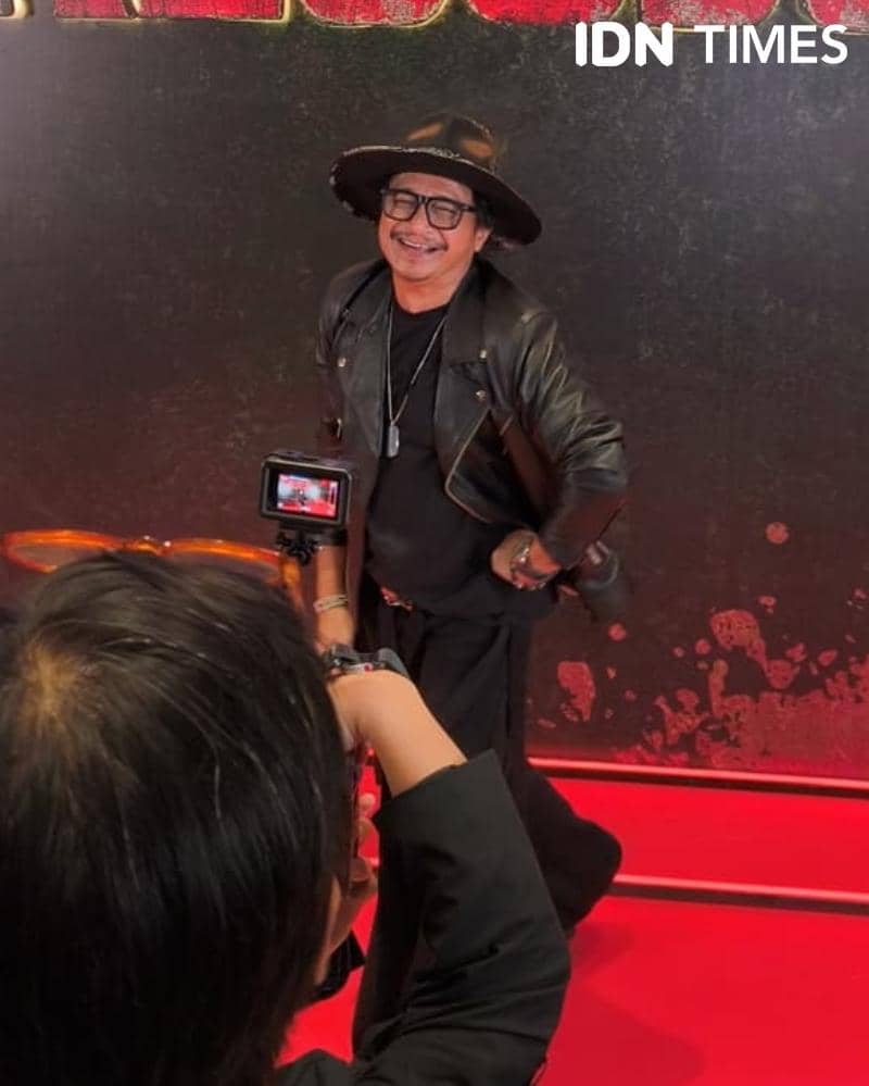 Potret cast dan kru serial Algojo di red carpet, Kamis (8/1/2026)