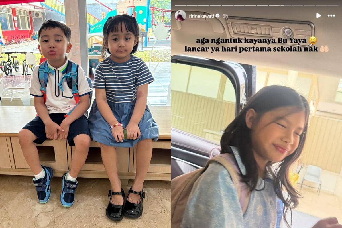 hari pertama sekolah anak artis usai tahun baru 2026