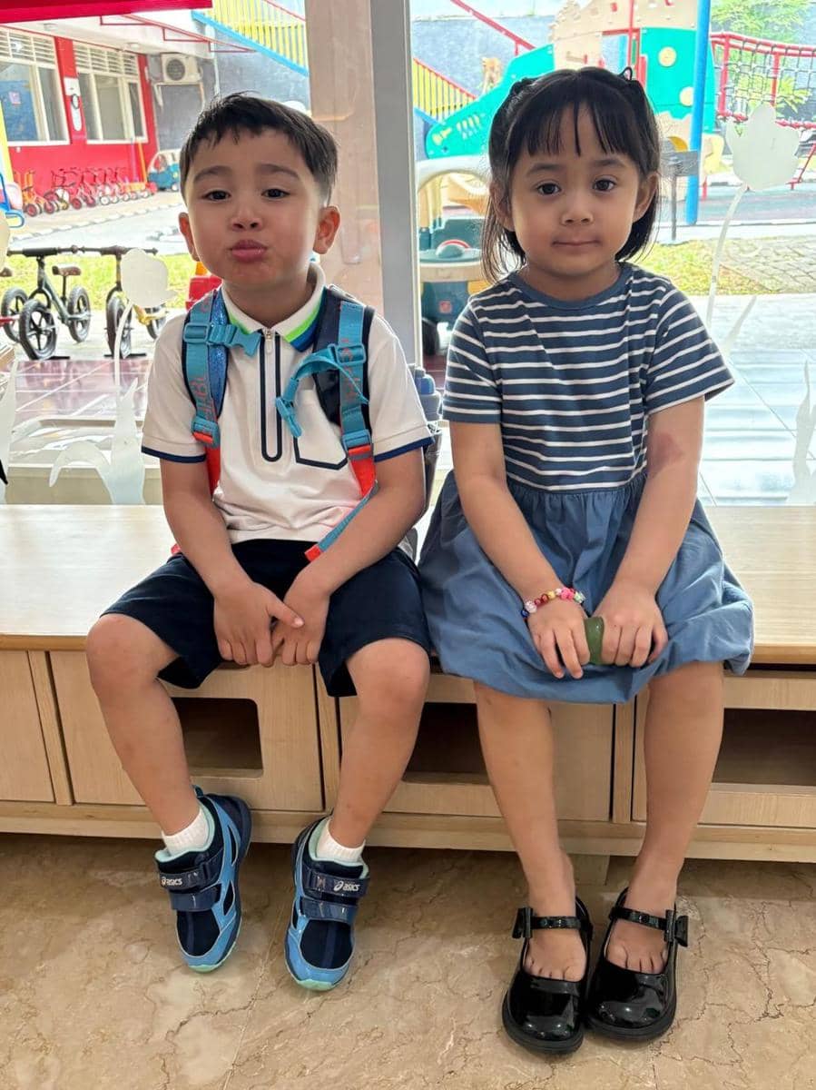 hari pertama sekolah anak artis usai tahun baru 2026