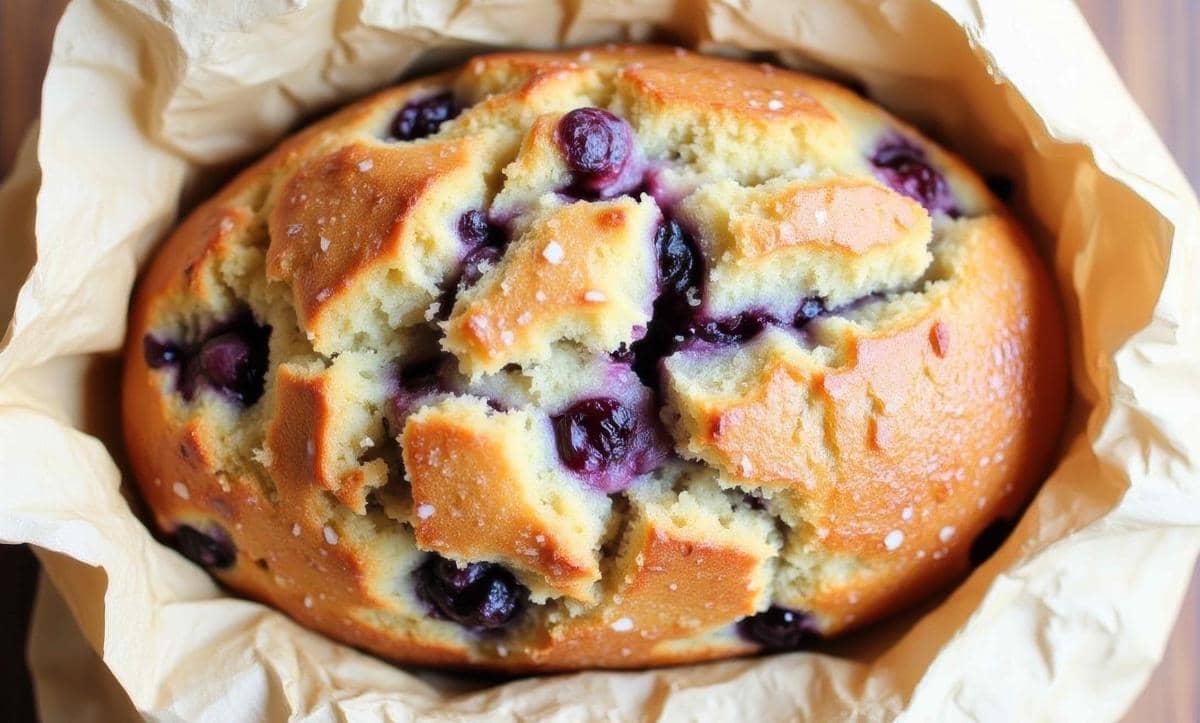 Blueberry loaf cake