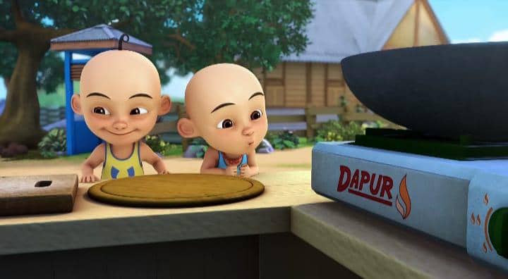cuplikan Upin & Ipin episode "Masak-Masak"