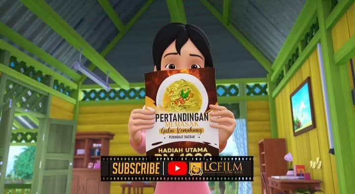 cuplikan Upin & Ipin episode "Gulai Kemahang"