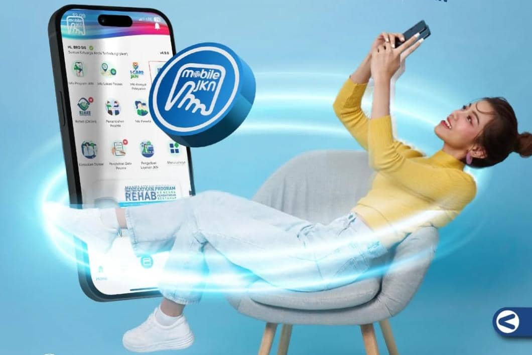 ilustrasi skrining riwayat kesehatan dengan mobile JKN 