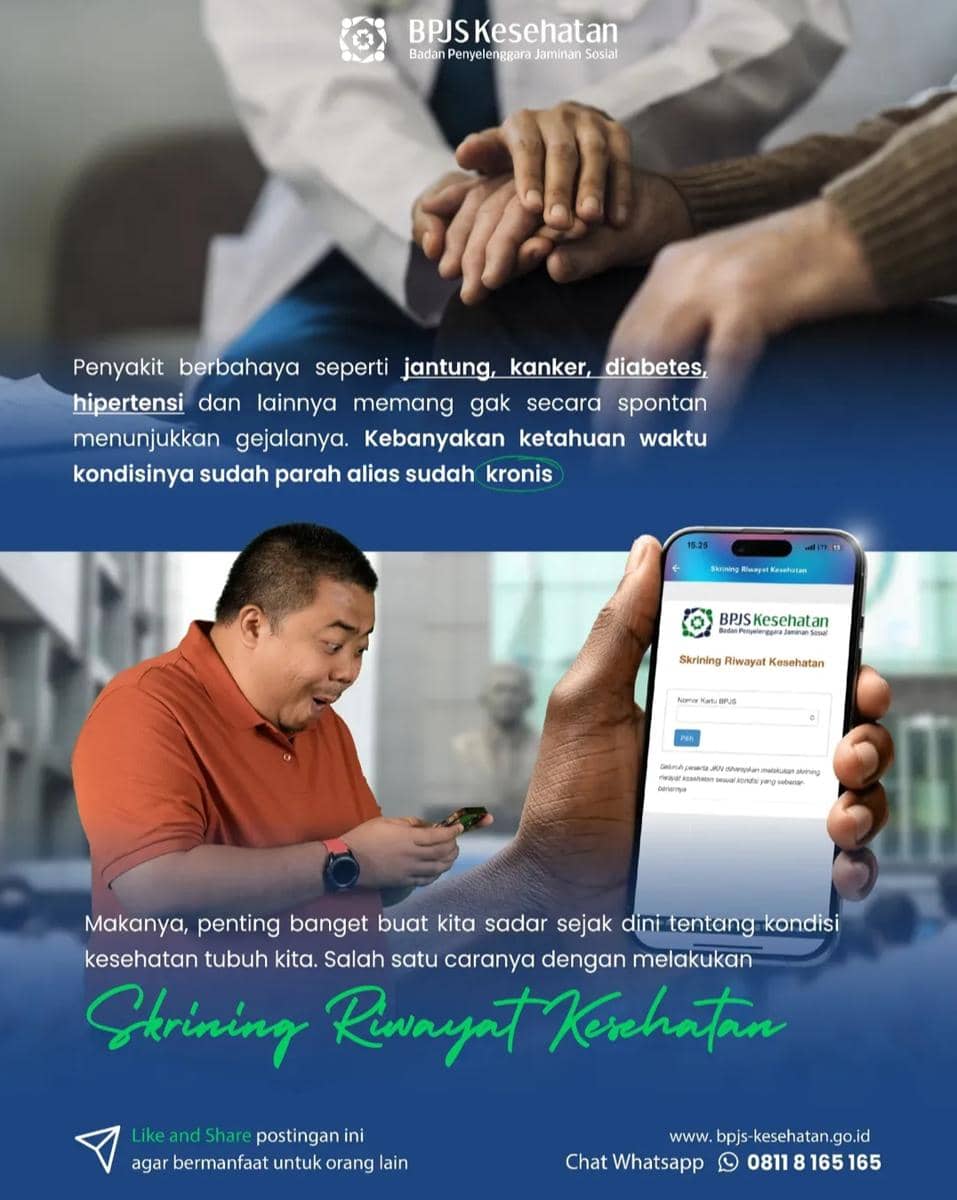 skrining riwayat kesehatan dengan mobile JKN 