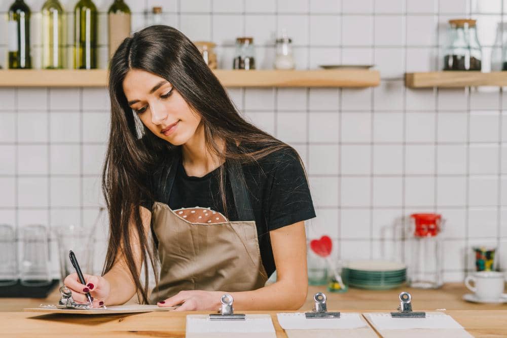 ilustrasi penulis resep