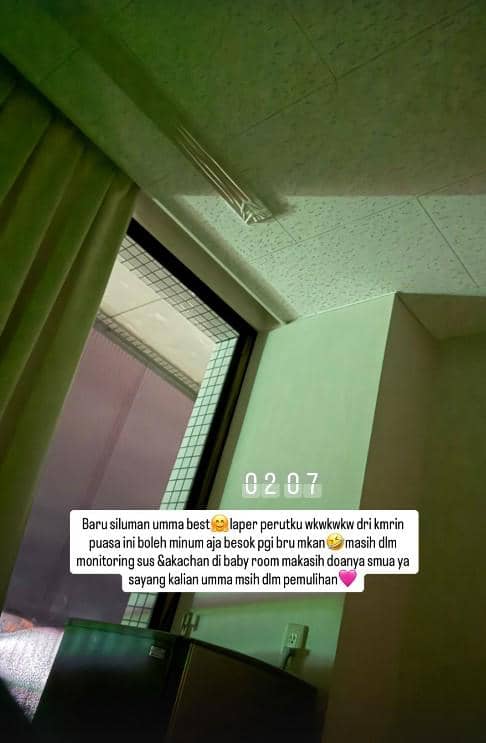 Uma Mega UENO Family Melahirkan Anak Ketiga (instagram.com/mas_natsuki)