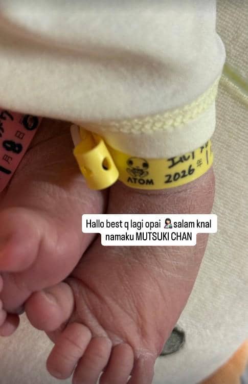 Uma Mega UENO Family Melahirkan Anak Ketiga (instagram.com/mas_natsuki)