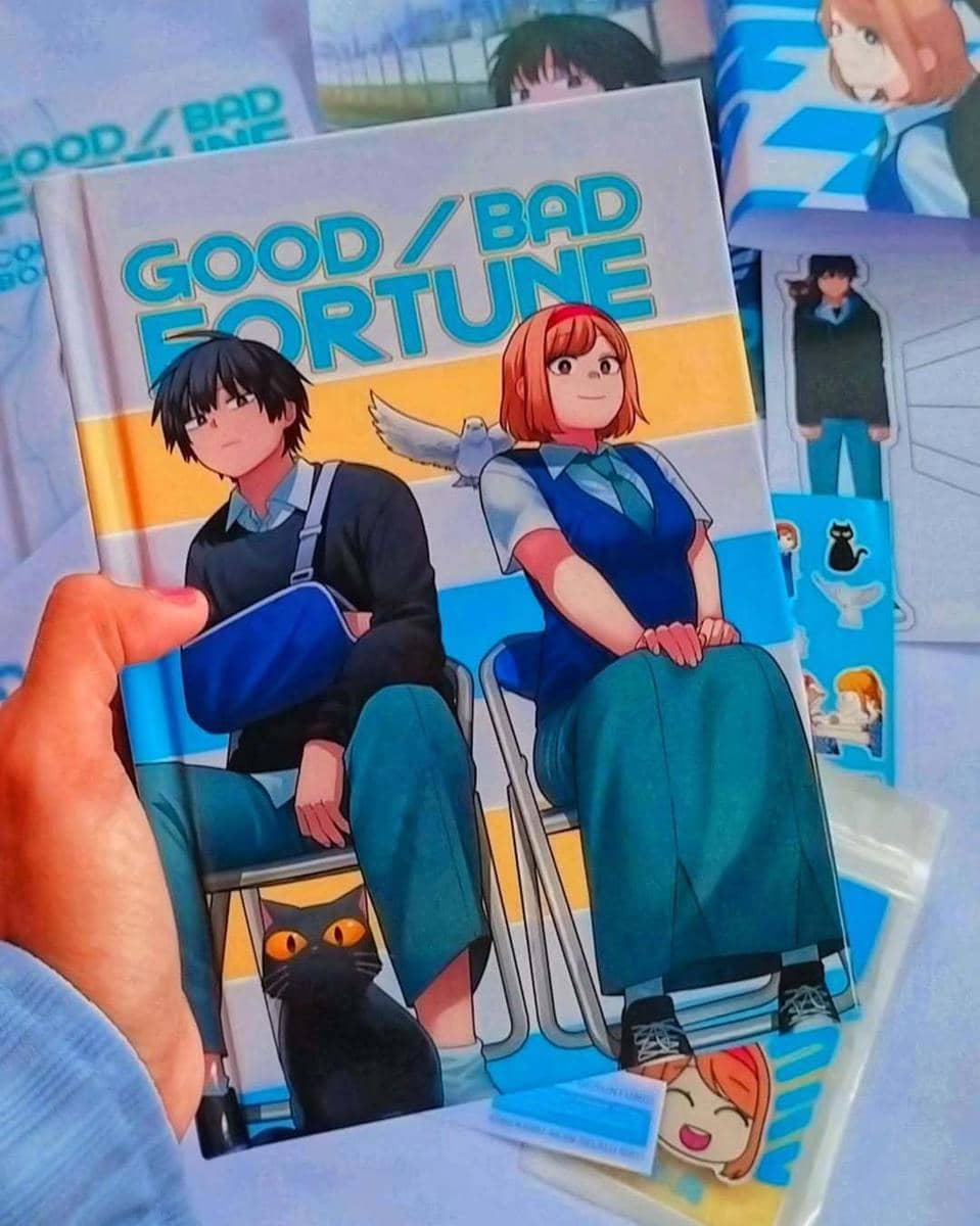 Novel komik Good/Bad Fortune.