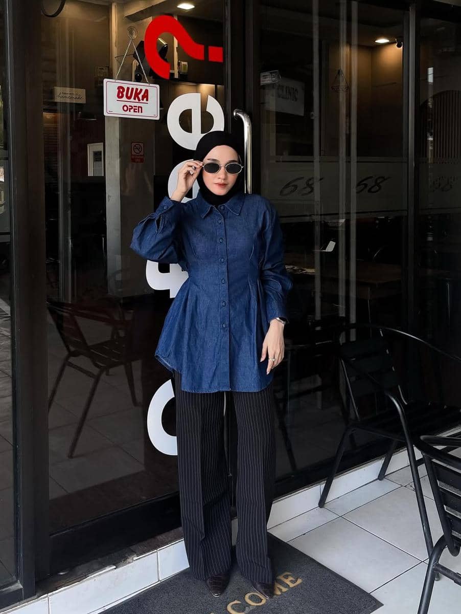 OOTD Striped Pants ala Lisna Feri