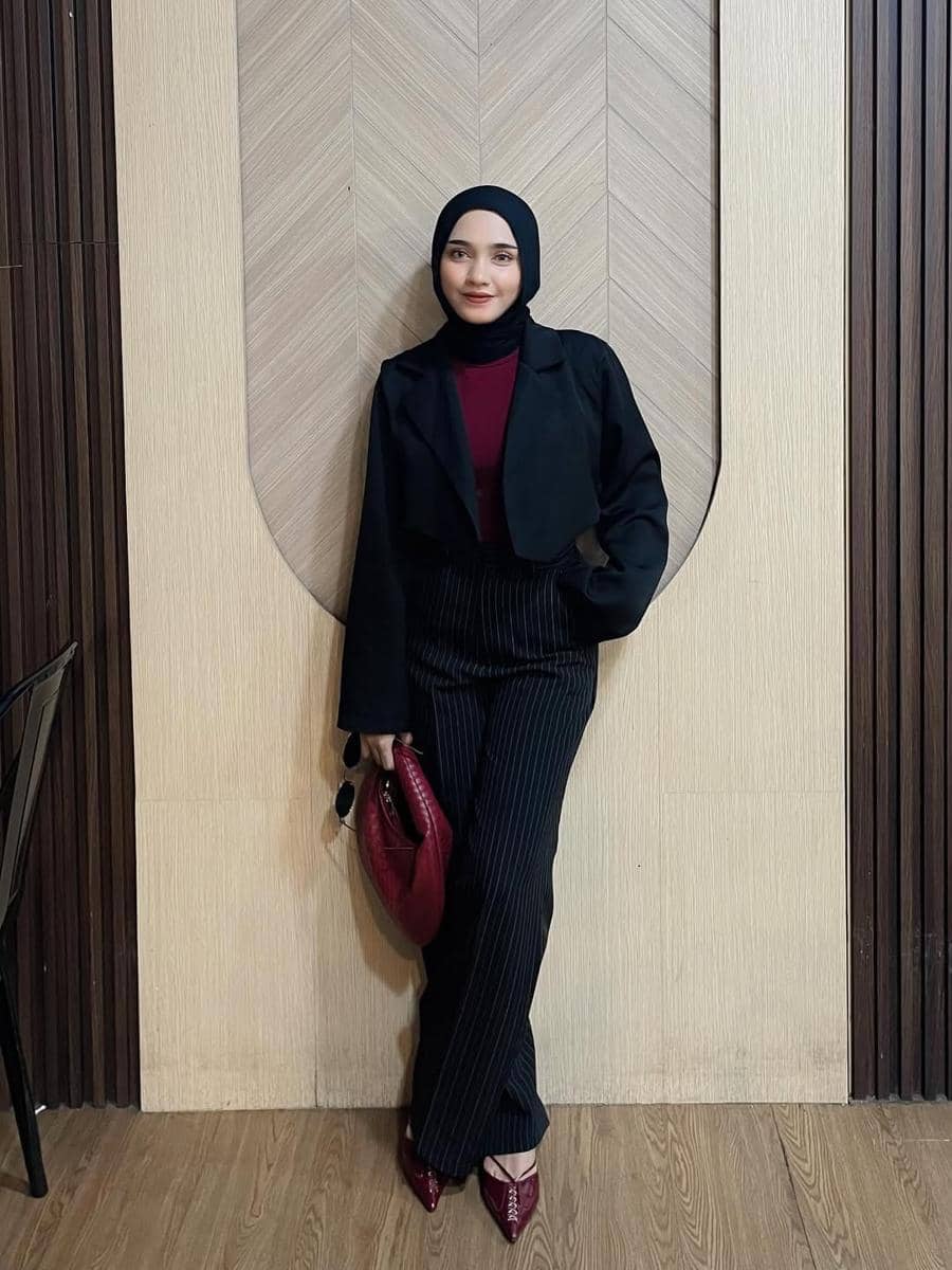 OOTD Striped Pants ala Lisna Feri