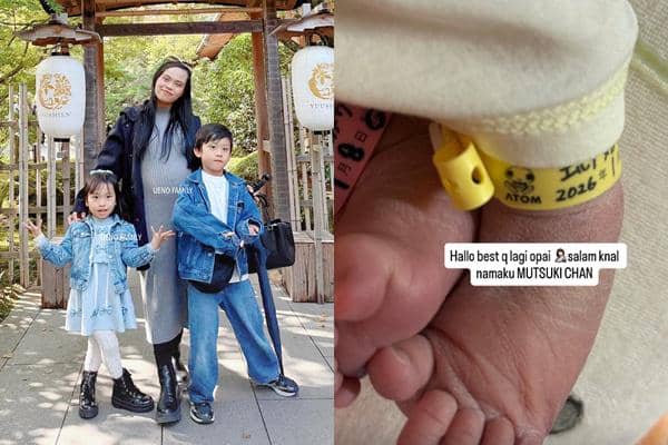 Uma Mega UENO Family Melahirkan Anak Ketiga (instagram.com/mas_natsuki)