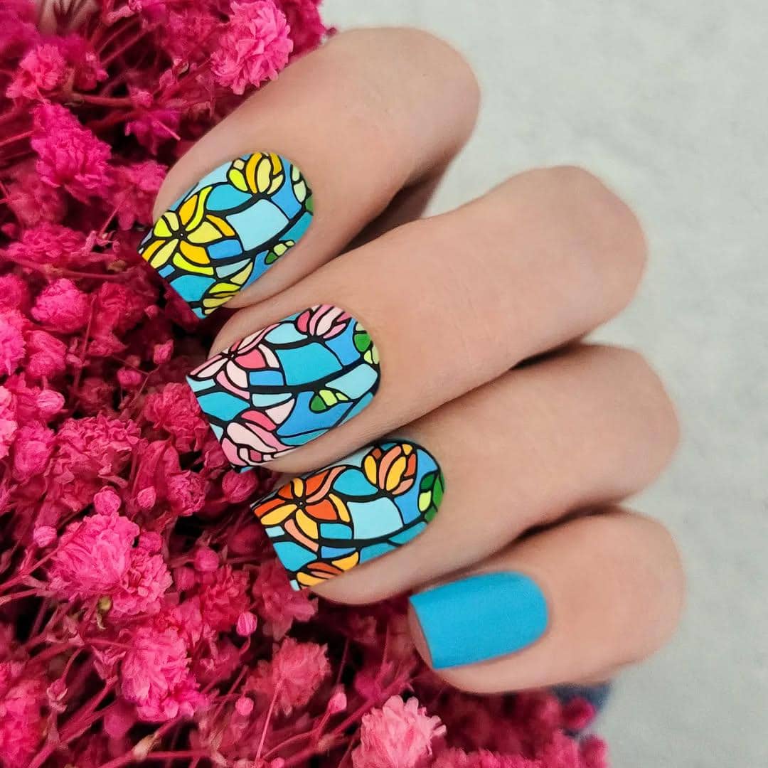 inspirasi square nail art 2026