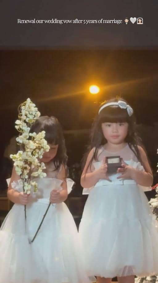 Felicya dan Hito Gelar Pembaruan Janji Nikah (instagram.com/felicyangelista_)