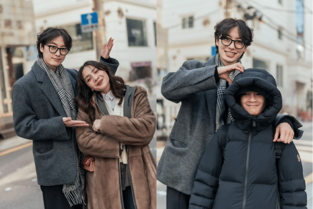 Potret Nagita Slavina dan Rafathar ketemu Lee Won Jung