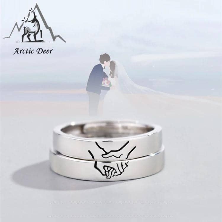 Arctic deer jewelry cincin couple you and me