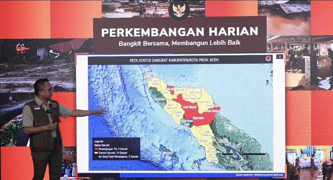Gubernur Aceh Perpanjang Status Tanggap Darurat hingga 22 Januari 2026