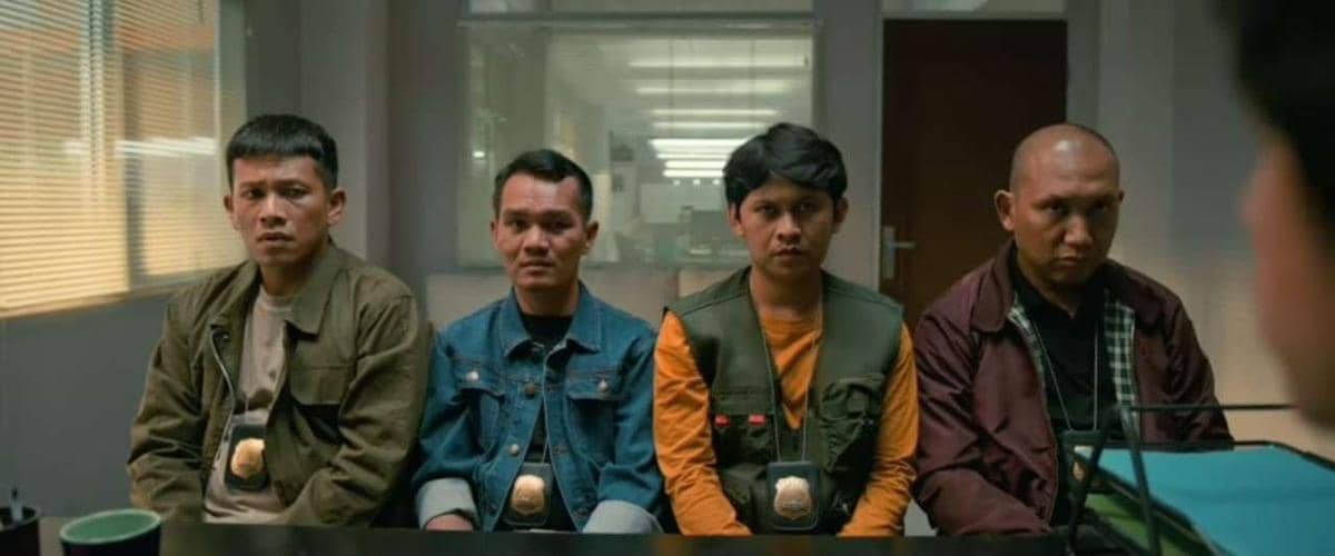 Keempat Tokoh Utama Agak Laen: Menyala Pantiku!