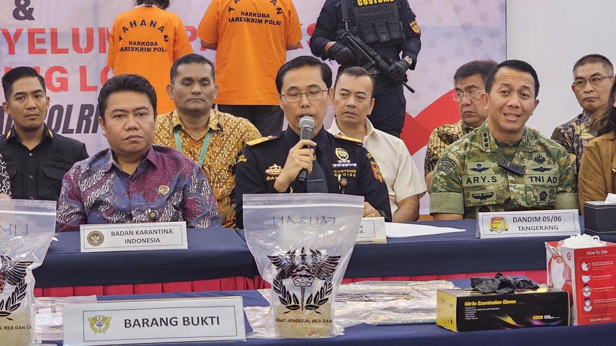 Penggagalan penyelundupan benih lobster di Bandara Soetta