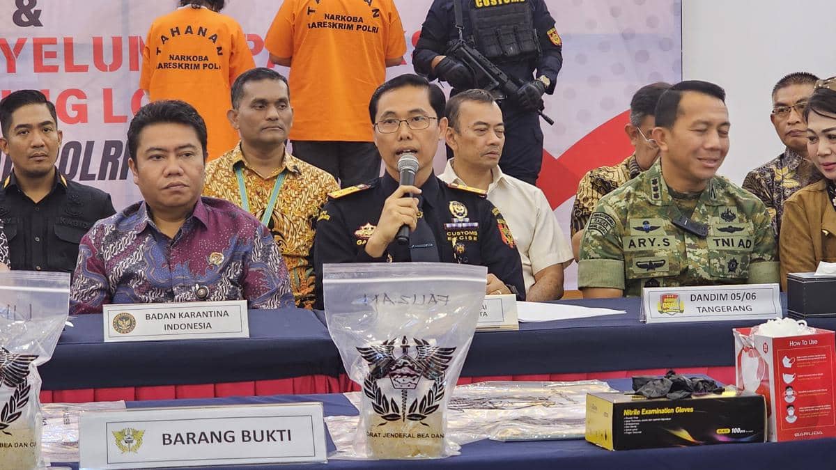 Penggagalan penyelundupan benih lobster di Bandara Soetta