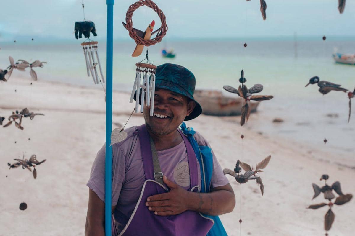 ilustrasi penduduk lokal Thailand