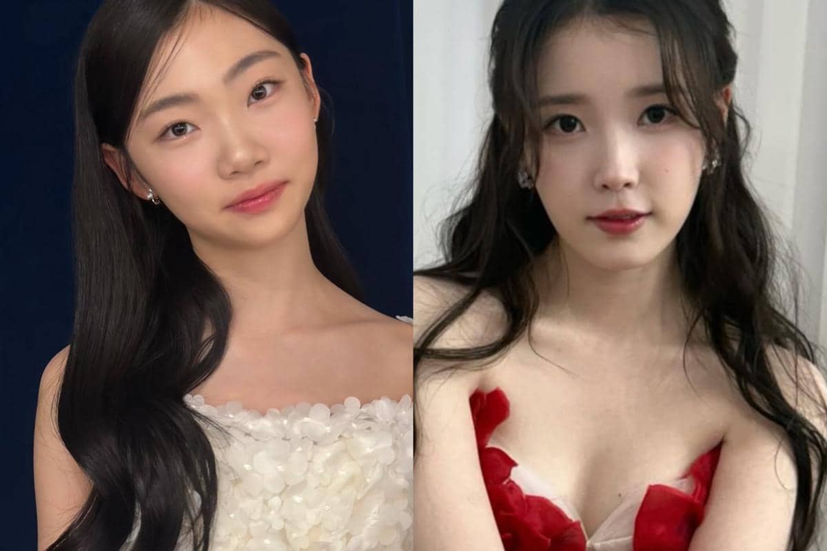 Potret Kim Taeyeon dan IU 