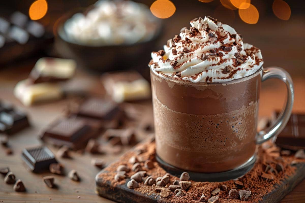 ilustrasi Nuttela iced latte