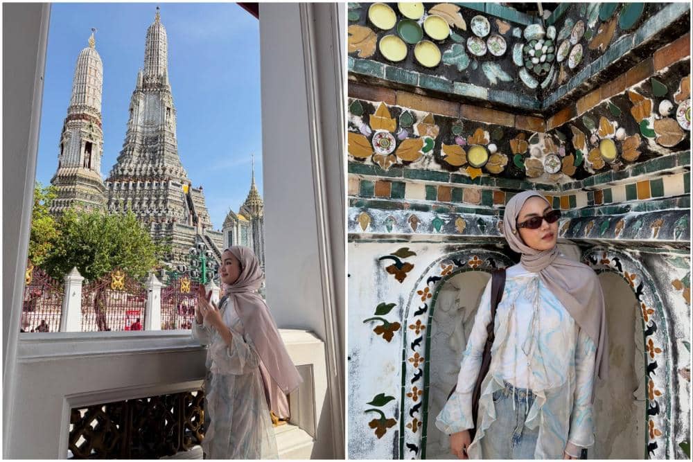 Xaviera Putri jalan-jalan di Thailand