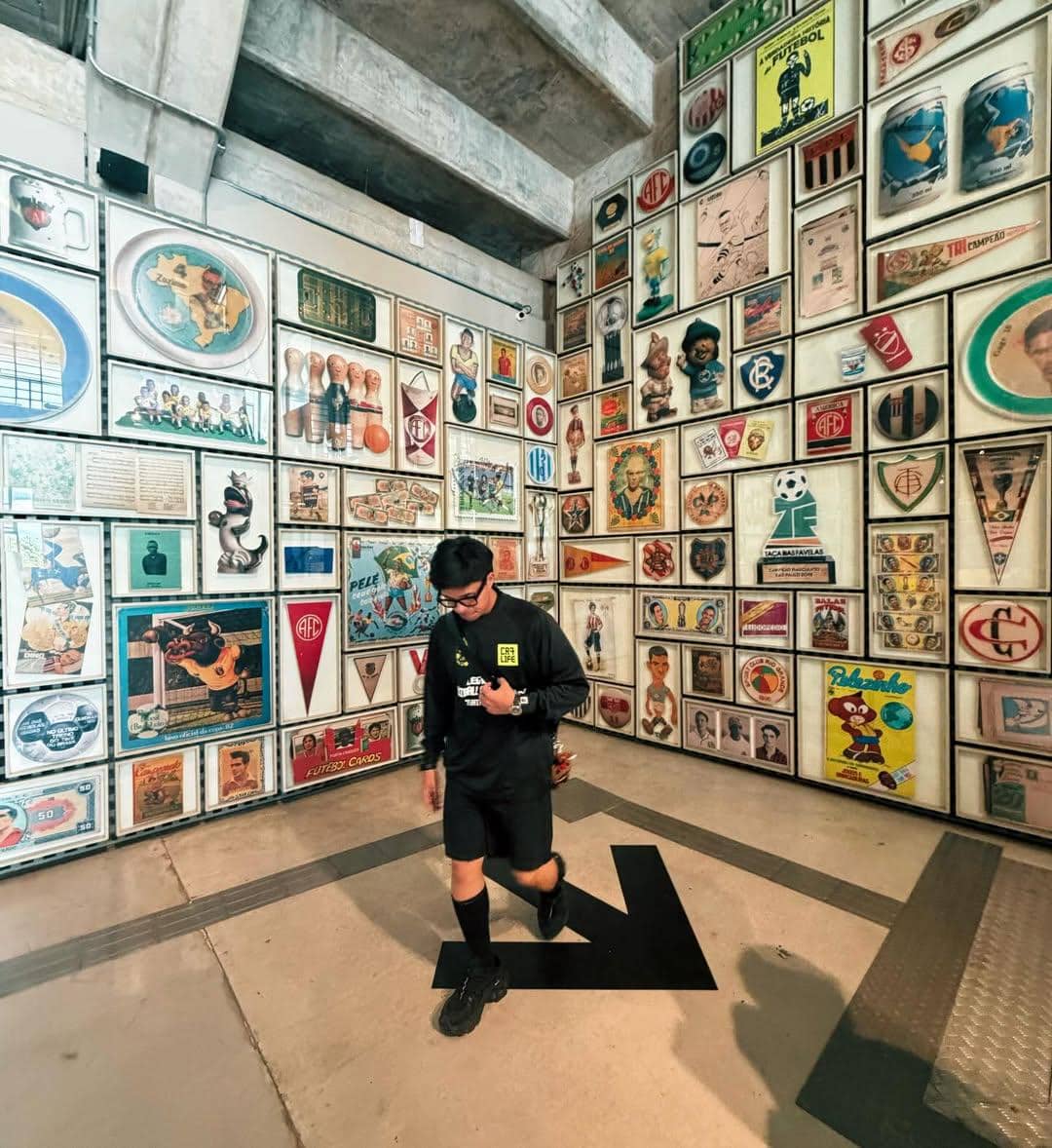 Atta Halilintar saat jalan-jalan di Brazil