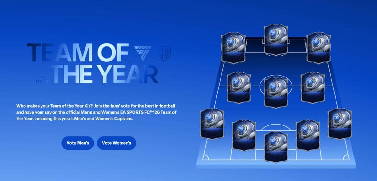 EA SPORTS FC TEAM OF THE YEAR