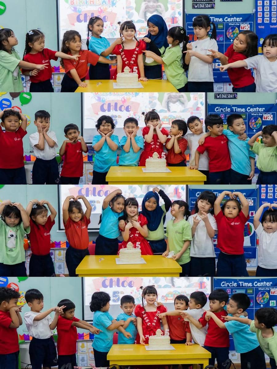 Potret Asmirandah dan Jonas Rivanno rayakan ultah Chloe di sekolah