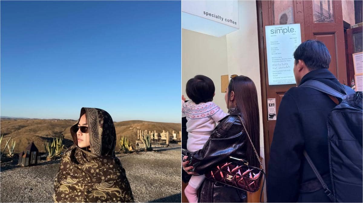 Mahalini jalan-jalan di Marrakech