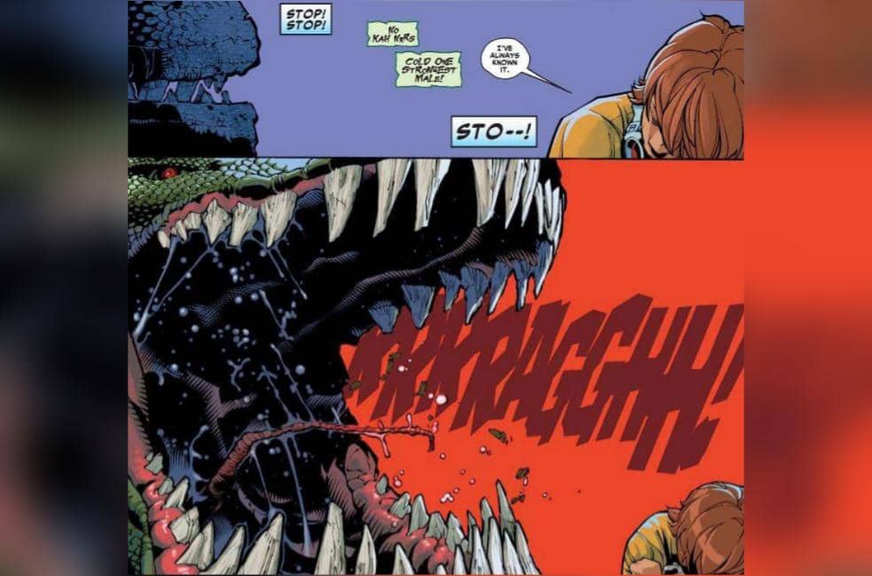 The Lizard dan Billy Connors dalam komik Amazing Spider-Man Vol. 2 #631