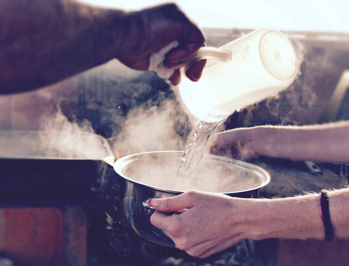 ilustrasi air hangat