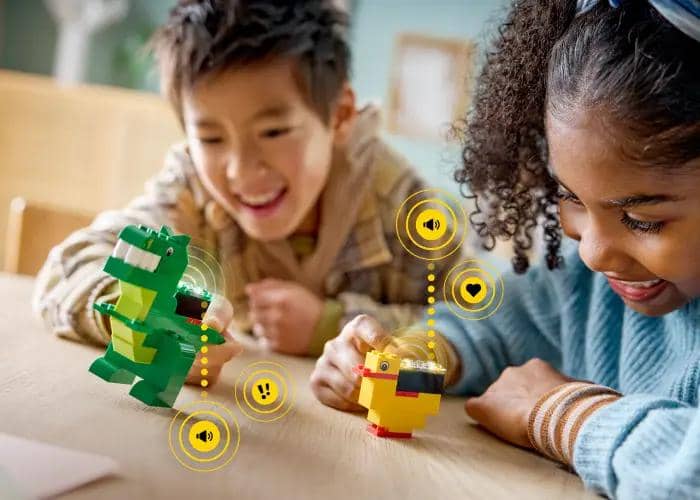 ilustrasi bermain dengan LEGO Smart Play