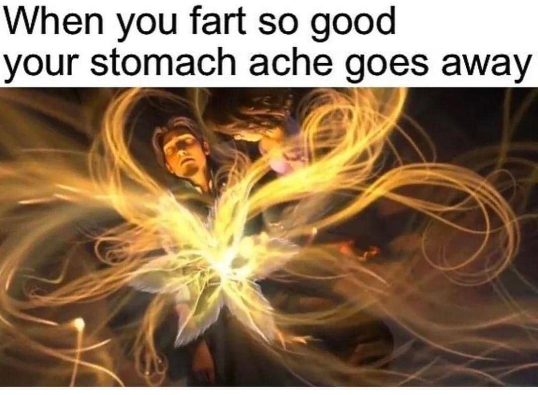 meme tentang sakit perut